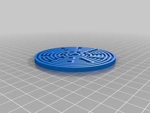 my customized maze circle generator 5 toys games 3d print model - Mito3D