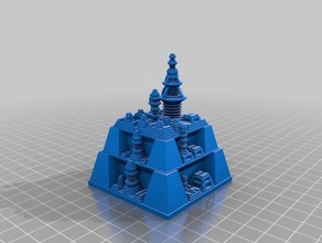my customized futuristic city builder generator 3 art 3d print model - Mito3D