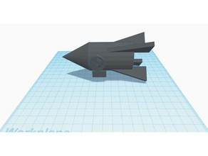 unarmed bomb models bomber missile mount mounted nuclear nuke 3d print model - Mito3D