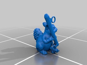 squirrel fuse door sculptures 3d print model - Mito3D