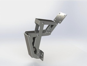 trapdoor hinge parts 3d print model - Mito3D