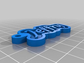 jeffry llaveros personalizado 3d print model - Mito3D