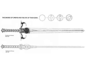 thundercats sword omens mark 4 props eye thundera 3d print model - Mito3D