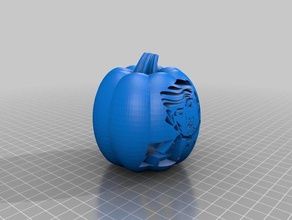 pumpkincarvinghalloweentrump 3d printing 3d print model - Mito3D
