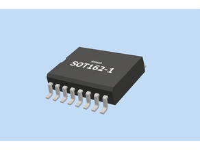 model sot162-1 ic package electronics integrated circuit smt 3d print model - Mito3D