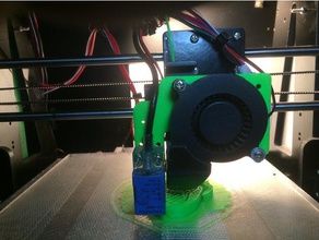 prusa mk ii clone fan sensor mount 3d printer parts 3d print model - Mito3D