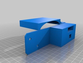 ender 3 sd card adapter fan shroud usb 3d printer accessories 3d print model - Mito3D