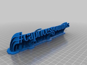 caprices office customized 3d print model - Mito3D