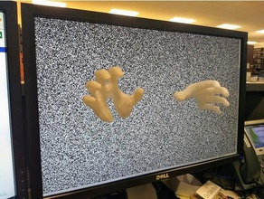 emergentes mãos decoração fantasma dia das bruxas 3d print model - Mito3D