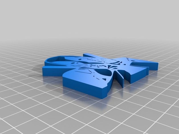 deadpool 2d-Wand-Kunst-v3 3D print model - Mito3D