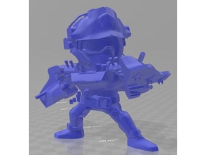 ex aiuto cecchino modello i robot figurina kamen rider ex-aiuto giocattoli 3d print model - Mito3D