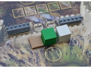 stronghold platform boardgame bileşenleri oyuncak aksesuarlar 3d print model - Mito3D