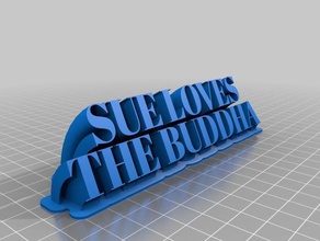 sues buddha office customized 3d print model - Mito3D