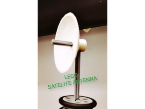 lego satellite antenna toys games 3d print model - Mito3D