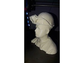 deutscher bergmann le scansioni repliche busto maschile 3d print model - Mito3D
