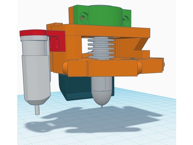flsun effector aio evo hotendsfr 3d printer parts all one bltouch head test 3D print model - Mito3D