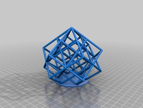 mi personalizados de celosía cubo v2 nuevas opciones matemáticas arte 3d print model - Mito3D