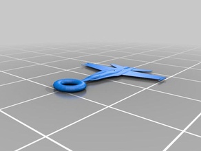 mavi Anahtarlık melekler 3d baskı 3d print model - Mito3D