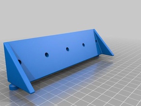 pegboard-Schraubendreher-Halter tool Inhaber - Boxen pegboard mount 3d print model - Mito3D