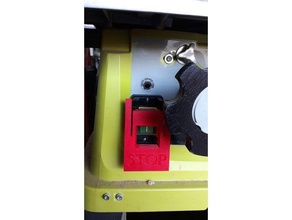 scie circulaire d'arrêt d'urgence embiggener le bricolage de coupure ste-1526al ryobi sécurité la rapide bouton à table 3d print model - Mito3D