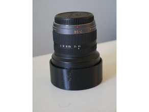 panasonic lumix 7-14mm-Objektiv cap Kamera 3d print model - Mito3D