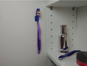 brosse à dents titulaire salle de bain 3d print model - Mito3D