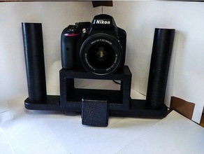 dlsrphone rig nikon canon fuji la fotocamera eos compactcmera dlsr dslr figrig film fujifilm con attacco sony 3d print model - Mito3D