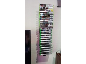 impilabile dvd blu-ray di wall rack 3d stampa 3d print model - Mito3D