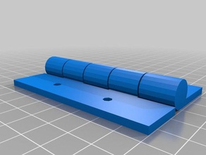 la mia su misura parametrica della cerniera del piano v2 parti 3d print model - Mito3D