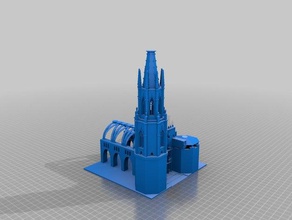 esgl&eacutesia sant feliu de girona edifícios estruturas 3d print model - Mito3D