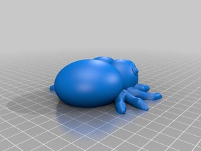bitsy spider arachnophobe could love fixed animals 3d print model - Mito3D