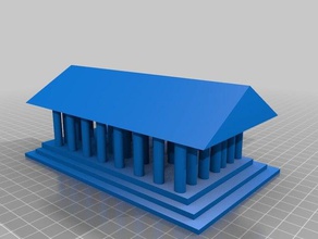 Yunan Tapınağı Robotik 3d print model - Mito3D