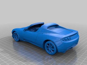 elons tesla stl Otomotiv elon musk roadster roadster2 3d print model - Mito3D