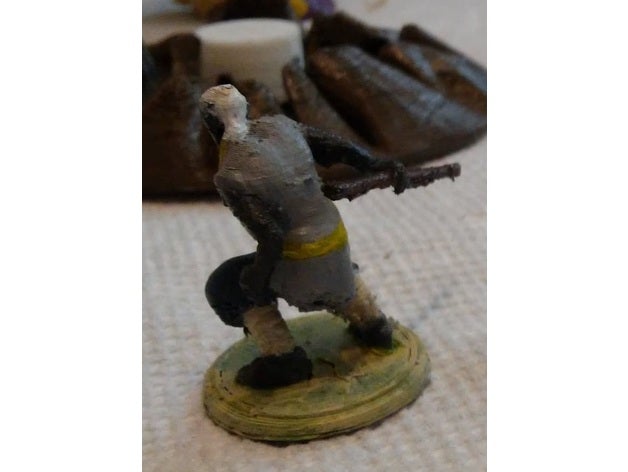rpg mini - elf monaco di sesso maschile giochi e giocattoli 3D print model - Mito3D