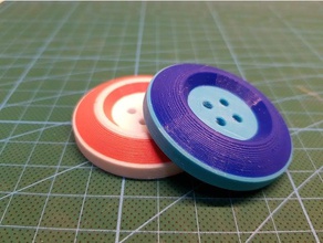 giant button 50mm diameter fashion 3d print model - Mito3D