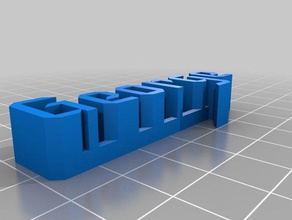 george novo tipo de letra iceberg esculturas personalizado 3d print model - Mito3D