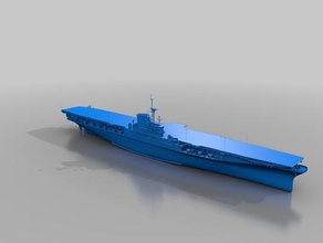 nave da guerra cv-41 midway 110 i veicoli portaerei usn mondo navi 3d print model - Mito3D
