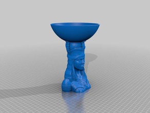 rook egypt planter bowl decor decoration 3d print model - Mito3D
