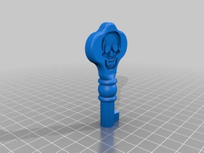 jolly rogers clave rompecabezas 3d print model - Mito3D