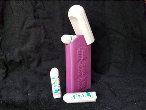 vag tampon pez dispenser containers girl glow human laura kampf menstruation period periodic table simone giertz temperature changing woman 3d print model - Mito3D