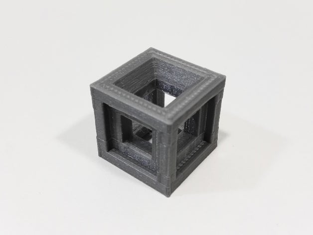 test calibration cube 20x20x20 mm 3d printing tests 20x20mm 3D print model - Mito3D