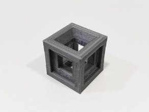 teste de calibração do cubo 20x20x20 mm 3d impressão testes 20x20mm 3d print model - Mito3D