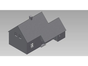 Bergleute Haus bergarbeiterhaus Gebäude Strukturen 3d print model - Mito3D