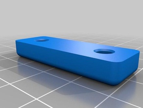 plate plastic hinges parts customization 3d print model - Mito3D