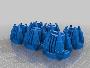 techno relic objectives toy game accessories objective marker wargaming 3d print model - Mito3D
