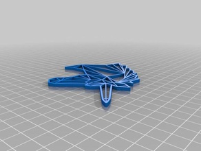 benim origami unicorn özelleştirilmiş hayvanlar 3d print model - Mito3D