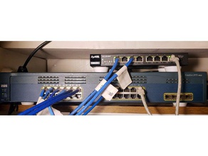la electrónica de los pies aficionado a música equipo caja computadora soporte del reproductor dvd audio en casa conmutador red titular router estéreo 3d print model - Mito3D