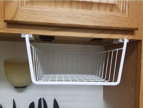 sob o armário de montagem em rack a cozinha jantar suporte 3d print model - Mito3D
