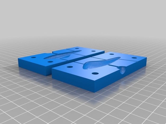 leurre de la moisissure d'autres pêche 3D print model - Mito3D