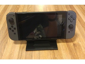 folding nintendo switch tabletop stand print place v2 video games accessory tablet 3d print model - Mito3D